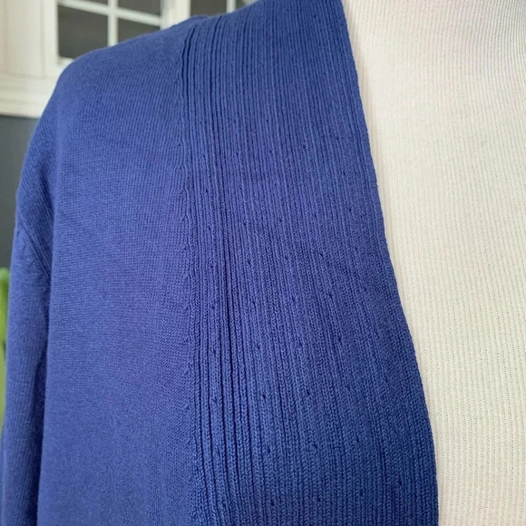 **NEW 89th & Madison Long Line Open Front Cardigan - Picture 3 of 11